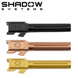 Shadow Systems 9mm Fluted Match Barrel for Glock 19, (Gen 1-5)