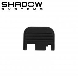 Shadow Systems Serrated Aluminum Rear Slide Cover Plate for Glock Pistols