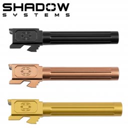 Shadow Systems Glock 17 9mm Fluted Match Barrel, (Gen 1-4)