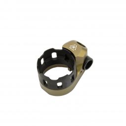 Strike Industries AR Enhanced Castle Nut & Endplate, FDE