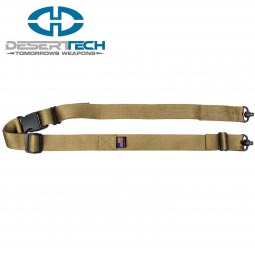 Desert Tech Sling w/ Flush Cup Swivels, FDE