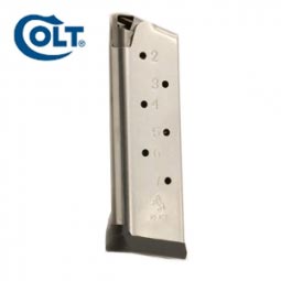 Colt 7 Round 45 ACP Stainless Magazine With Removable Base