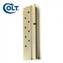 Colt 38 Super 9 Round Nickel Government / Commander Magazine