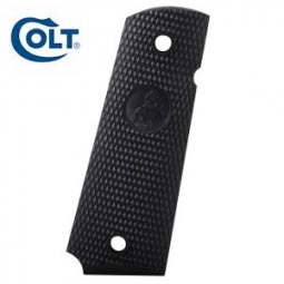 Colt Government Commander Black Rubber Grips