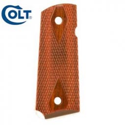 Colt 1911 Checkered Rosewood Grips