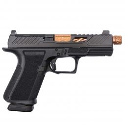 Shadow Systems MR920 Elite Pistol, 9mm Black Frame, Threaded Bronze Barrel