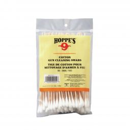 Hoppes Cotton Gun Cleaning Swabs, 100 Pack