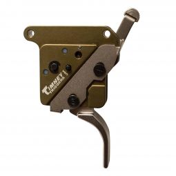 Timney Elite Hunter Remington 700 RH Trigger w/Safety, Nickel Plated Straight Trigger