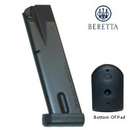 Beretta 96 Elite 11 Round Magazine With Rubber Pad