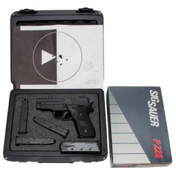 Sig Sauer P228 9mm West German, Zipper Back Mags w/ Original Box & Test Target, Pre-Owned