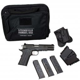 Springfield 1911 .45 ACP RO Elite Operator, 5" Barrel 4 Magazines and Holsters, Pre-Owned