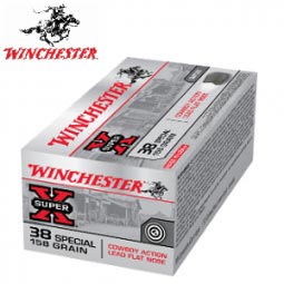 Winchester Super X .38 Special 158gr. LFN Ammunition, 50 Round Box