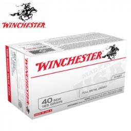 Winchester USA .40 S&W 165GR. FMJ 100 Rd. Value Pack