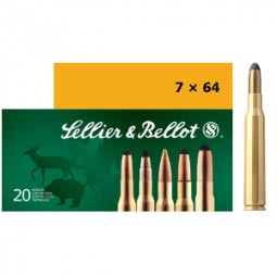 Sellier and Bellot 7x64 139gr. SP Ammunition, 20 Round Box