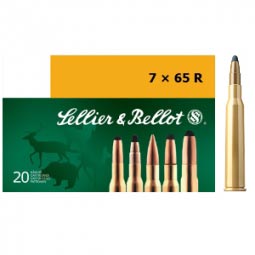 Sellier and Bellot 7x65R 173gr. SPCE Ammunition, 20 Round Box