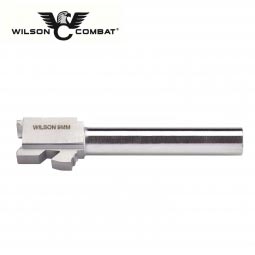 Wilson Combat 9mm Match Grade Barrel for Glock 17, Gen3 & Gen4, Stainless, 4.49"