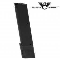 Wilson Combat 1911 Magazine, 45 ACP Full Size 10 Round, Wrap-Around Base Pad, Black