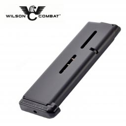 Wilson Combat 1911 Magazine, 45 ACP Full Size 7 Round, Standard Base Pad, Black