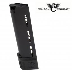 Wilson Combat 1911 Elite Tactical Magazine, 45 ACP Full Size 10 Round, Wrap Around Base Pad, Black