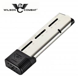 Wilson Combat 1911 Elite Tactical Magazine, 45 ACP Full Size 10 Round, Wrap Around Base Pad