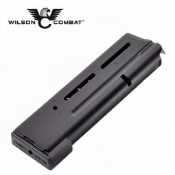 Wilson Combat 1911 Elite Tactical Magazine, 9mm Compact 10 Round, Lo-Profile Steel Base Pad