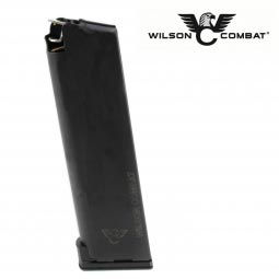 Wilson Combat 1911 ETM-V Vickers Duty Magazine, 45 ACP Full Size 8 Round, Aluminum Base Pad, Black