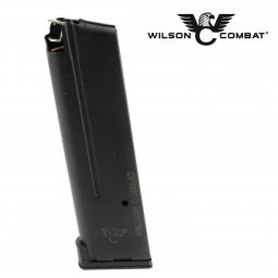 Wilson Combat 1911 ETM-V Vickers Duty Magazine, 9mm Full Size 10 Round, Aluminum Base Pad, Black