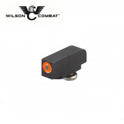 Wilson Combat EDC X9 Snag Free Front Sight, Green Tritium with Orange Outline