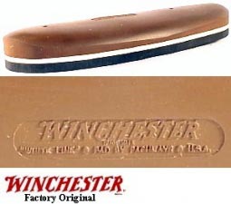 Winchester Recoil Pad - English Style - Brown