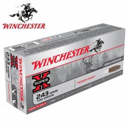 Winchester 243 WSSM 100gr. Power Point Ammunition, 20 Round Box