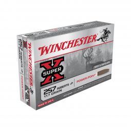 Winchester 257 Roberts +P 117gr. Power-Point Ammunition, 20 Round Box