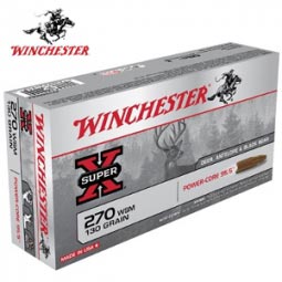 Winchester Super X .270 WSM 130gr. Power Core Ammunition, 20 Round Box