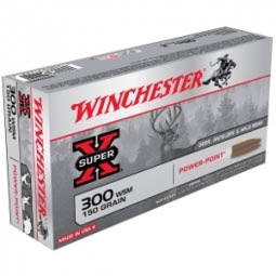 Winchester Super X 150gr. Power Point 300 WSM Ammunition 20 Round Box