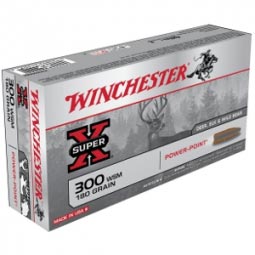 Winchester Super X 180gr. Power Point 300 WSM Ammunition 20 Round Box