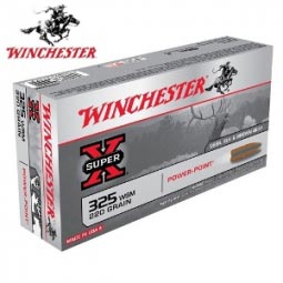 Winchester Super X 220gr. 325 WSM Power-Point Ammunition 20 Round Box