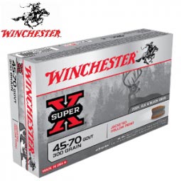 Winchester Super X .45-70 300gr. JHP Ammunition, 20 Round Box