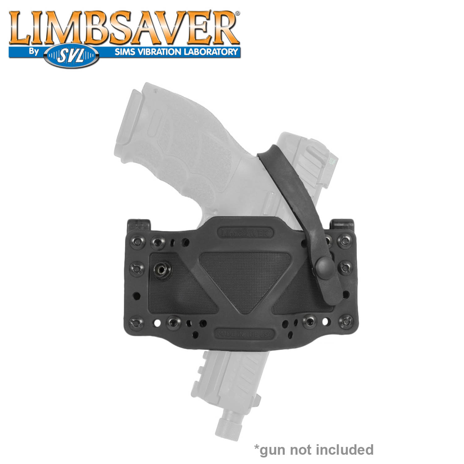 LimbSaver CrossTech Universal Holster, Clip-On w/Strap, Black: MGW