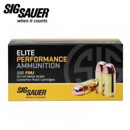 Sig Sauer Elite Performance  .45 ACP 230gr. FMJ Ammunition, 50 Round Box