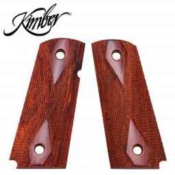 Kimber 1911 Compact Ambi Grips, Double Diamond Rosewood