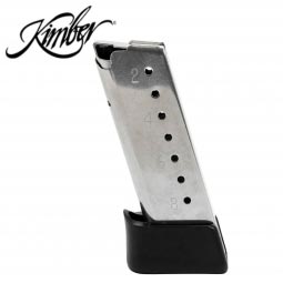 Kimber Solo Magazine, 9mm Stainless 8 Round Capacity, with Finger Extension