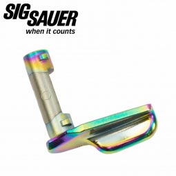 Sig Sauer P238 Thumb Safety, Rainbow Titanium