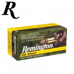 Remington Viper Hyper Velocity .22 Long Rifle 36gr. TCSB Ammunition, 50 Round Box