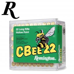 Remington CBee Low Velocity .22 Long Rifle 33gr. Hollow Point Ammunition, 100 Round Box.