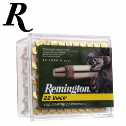 Remington Viper Hyper Velocity .22 Long Rifle 36gr. TCSB Ammunition, 100 Round Box