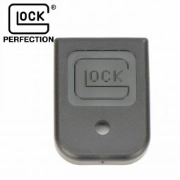 Glock Magazine Floor Plate 9mm, .40 S&W, .380 Auto, .357 SIG, .45 GAP, Square Notch Metal Lined Mags