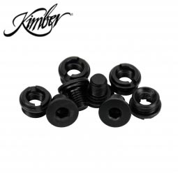 Kimber 1911 Grip Bushings and Screws, Slim Black Hex Head, Set of 4