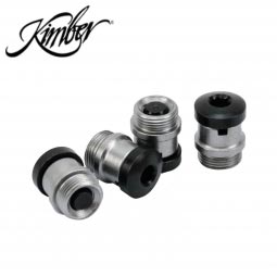 Kimber 1911 Grip Bushings and Screws, Black Hex Head, Set of 4