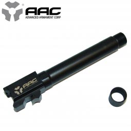 AAC Smith & Wesson M&P 9mm 1/2-28 Nitride Barrel with Thread Protector