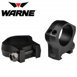 Warne Mountain Tech 30mm Scope Rings, Matte Black