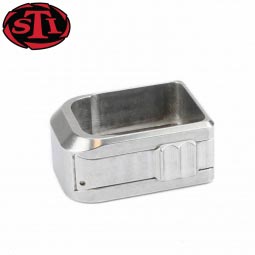 STI Dawson 2011 Aluminum Magazine Base Pad, +1 Silver